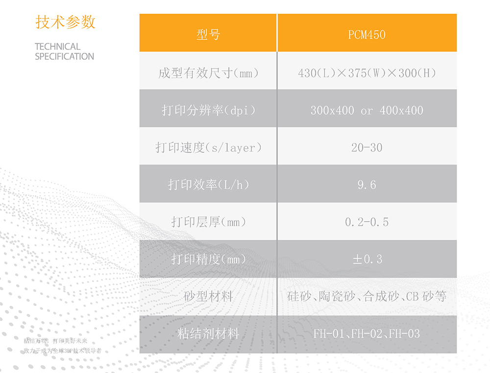 PCM450技术参数